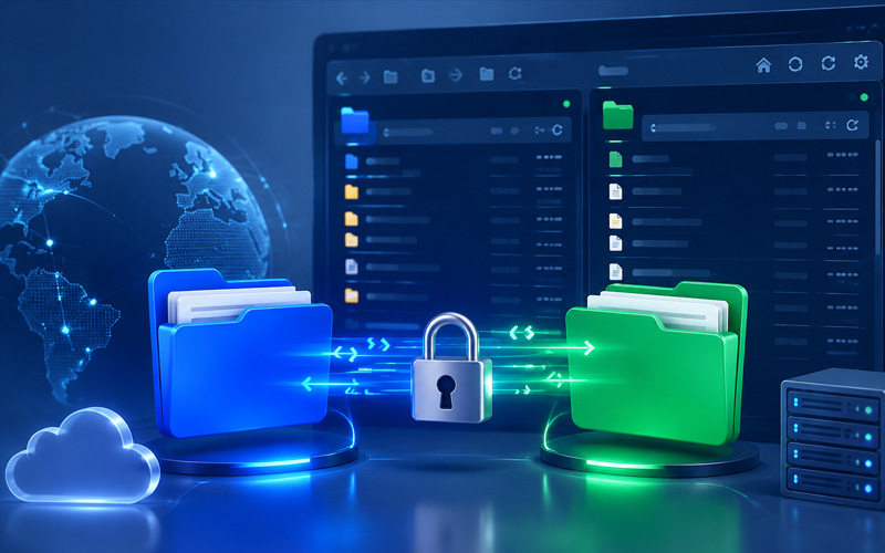 WinSCP 软件界面预览